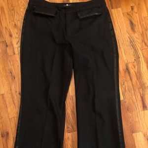 Banana Republic Black ‘Martin’ Tuxedo Style Pants